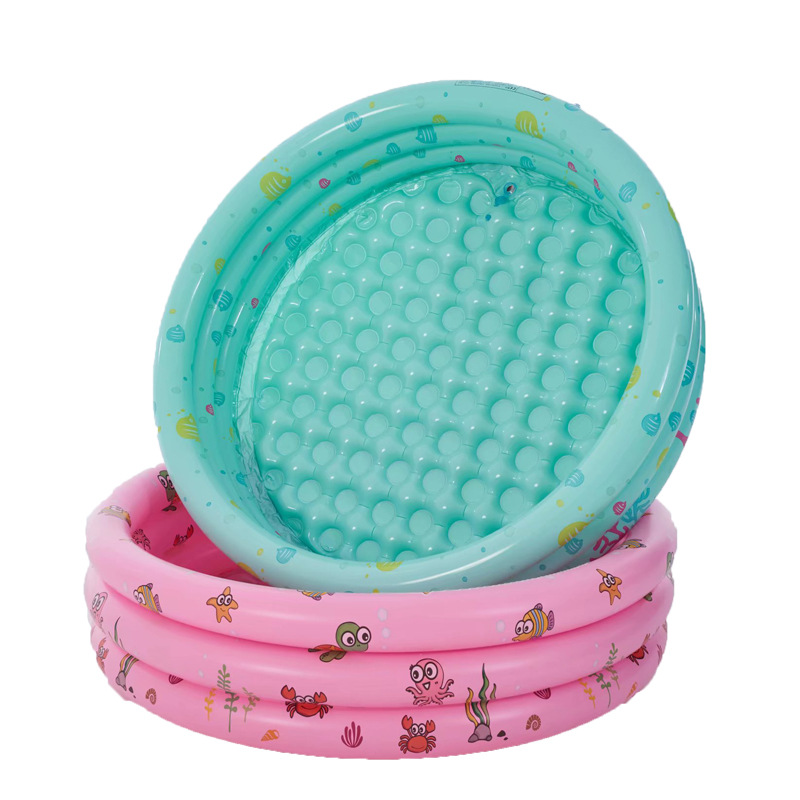 Thickened ocean ball pool baby inflatable swimming pool sand pool children's bath basin baby wave pool 100*40cm
