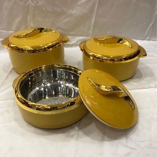 Foreign trade 3PCS foreign trade selling Africa 1500ML2000ML2500ML round insulation box 3 PCS/SET