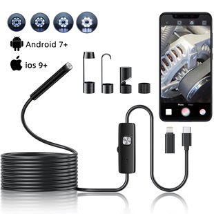 Apple Android universal smart phone endoscope HD auto repair industrial pipe car endoscope camera