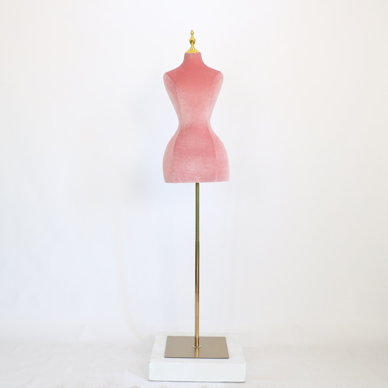 Dress shop mannequin props female half-body plus-size false figure narrow waist window display mannequin stand dummy dress model