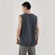 Also men's simple basic sleeveless bottoming shirt 2023 Summer new solid color cotton men's vest wholesale