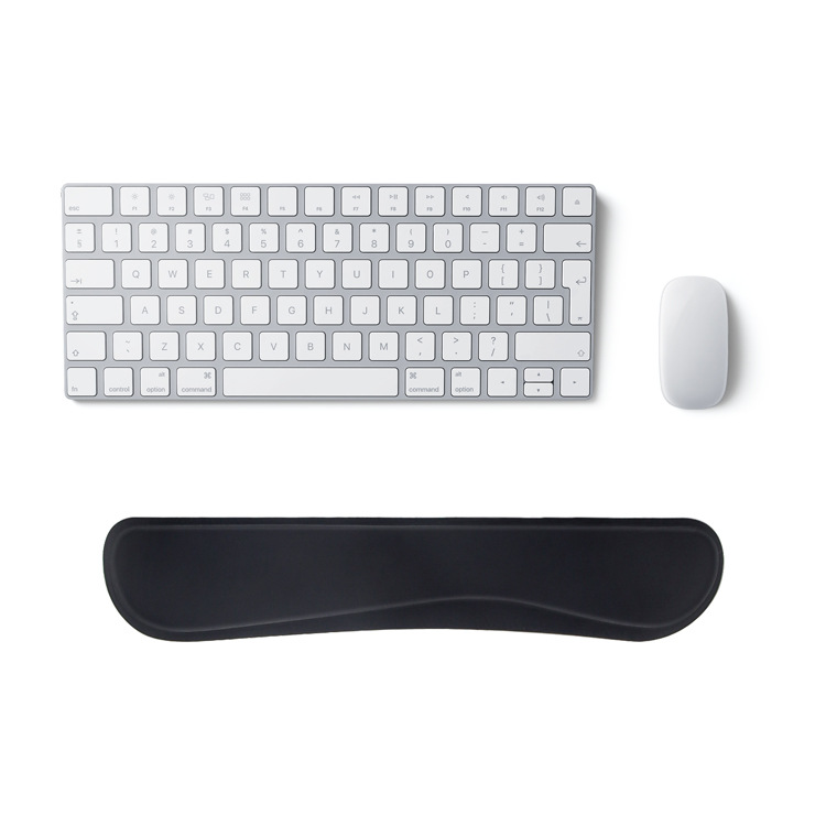 Factory Direct wholesale EVA Long color wristband mouse pad soft comfortable simple keyboard holder cross-border E06