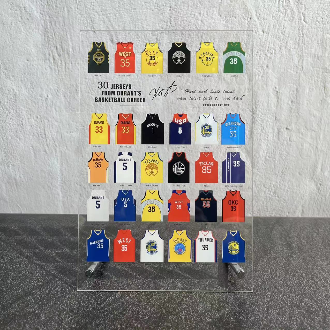Kobe James Curry Career Jersey Sneakers Souvenir Photo Frame Picture Album Poster Ornaments Basketball Handset