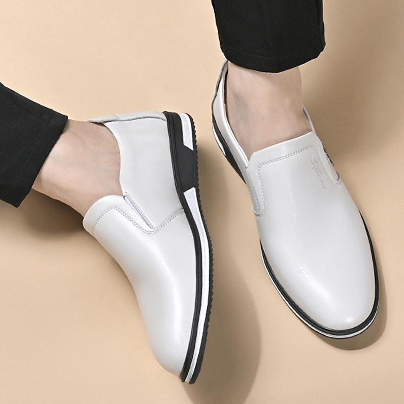 Business leather shoes men's casual shoes formal single-layer shoes manufacturers supply work shoes fashion trendy black leather shoes men's leather shoes