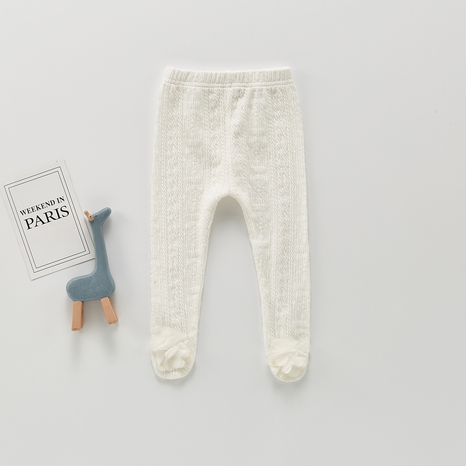 Korean style children's clothing baby girls' one-piece pantyhose autumn new children's infant one-piece leggings western style