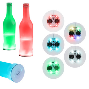 Factory in stock Bar Light-emitting EVA light-emitting bottle sticker light waterproof bottle sticker LED bottle bottom Cup sticker EVA red wine bottle