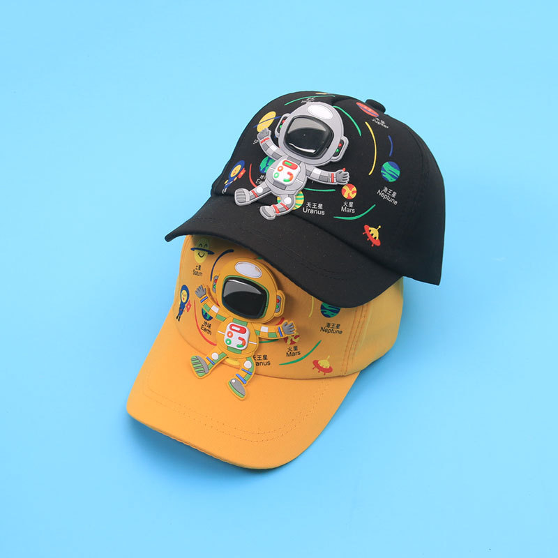 Children's Hat Spring and Autumn Boys' Baby Cap Cartoon Astronaut Children's Sunshade Baseball Cap Tide 2269-16