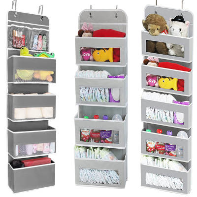 Wall-mounted underwear storage box wholesale baby bed children's toy hanging bag doll door home storage hanging bag