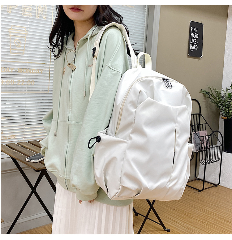 Schoolbag Men's and Women's College High School Students Casual Simple Large Capacity Campus Backpack Fashion Brand Backpack