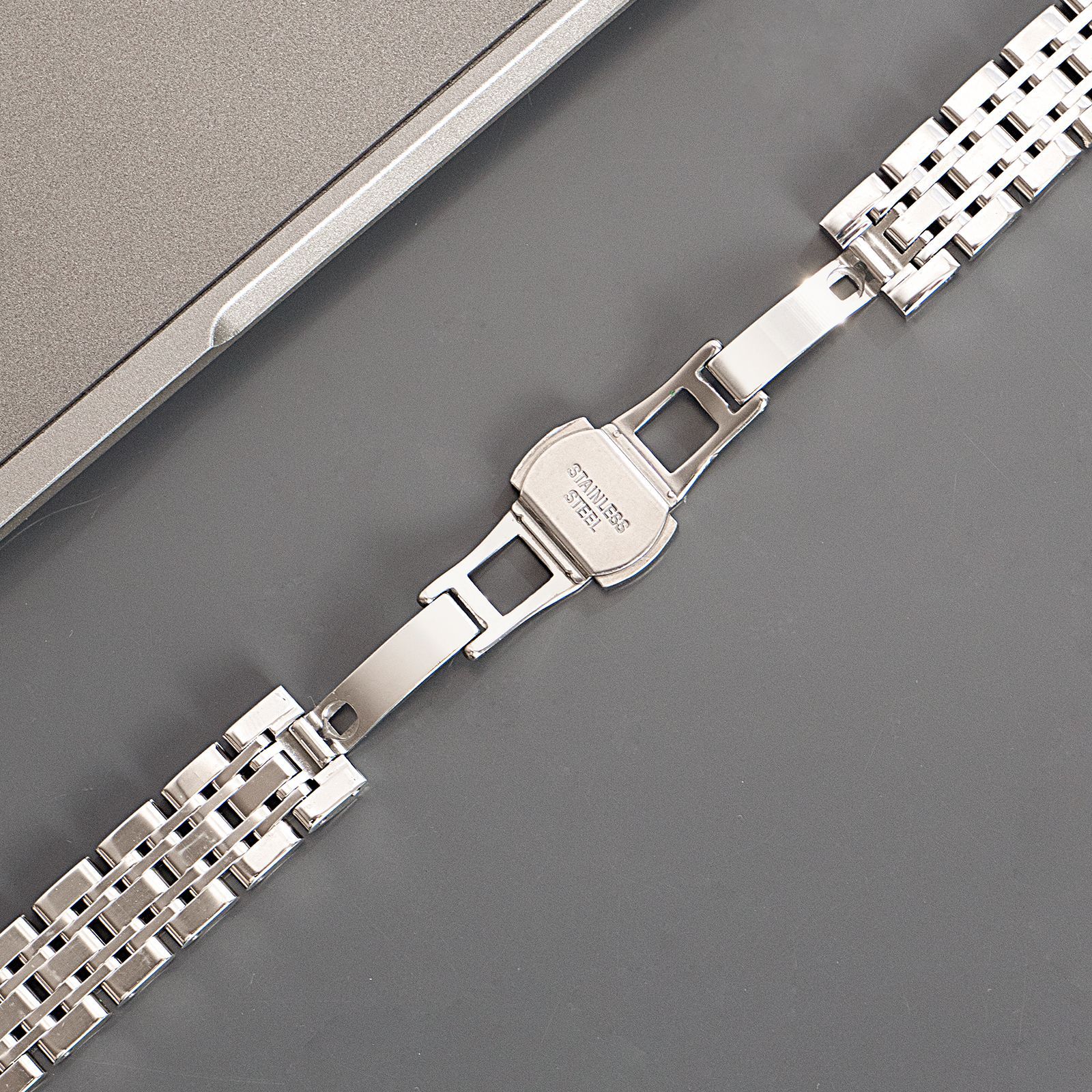 For Apple applewatch Small Waist Women's Seven Beads Solid Stainless Steel Iwatch Smart Watch Strap