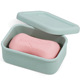 Solid light green single box