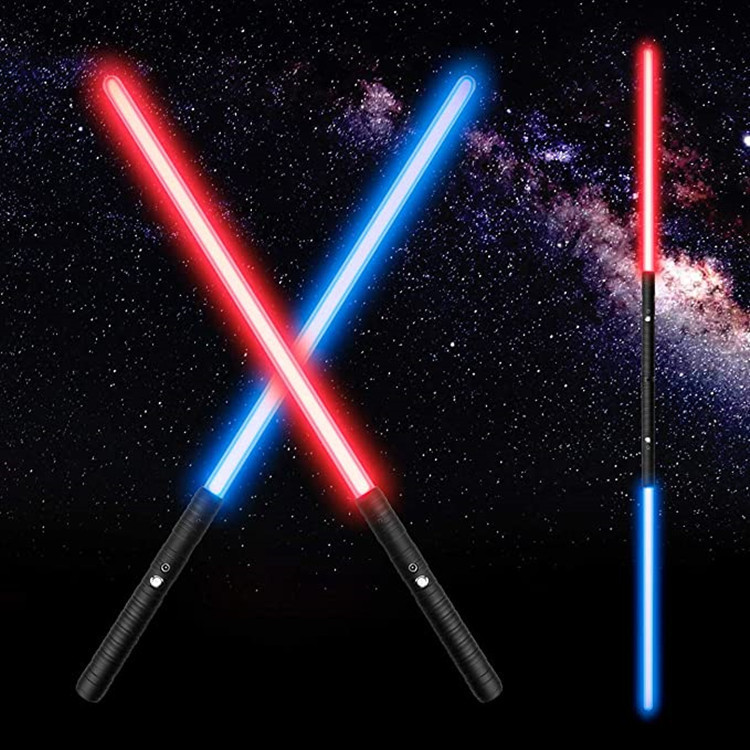 15色メタルライトソードrgbレザーソードツーインワンスターウォーズ発光ソードコスプレおもちゃ舞台アイテム|undefined