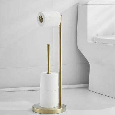 Floor-Standing Toilet Paper Holder Standing Tissue Holder Household Toilet Floor-Standing Roll Paper Holder Kitchen Tissue Holder