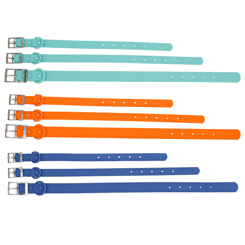 PVC waterproof pet products dog collar traction rope soft imitation silicone pet double head traction belt manufacturers wholesale