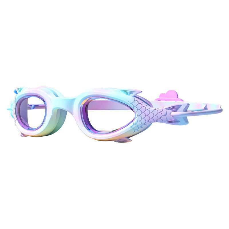 Children swimming goggles mermaid anti-fog boys and girls small frame Goggles swimming training HD waterproof professional equipment