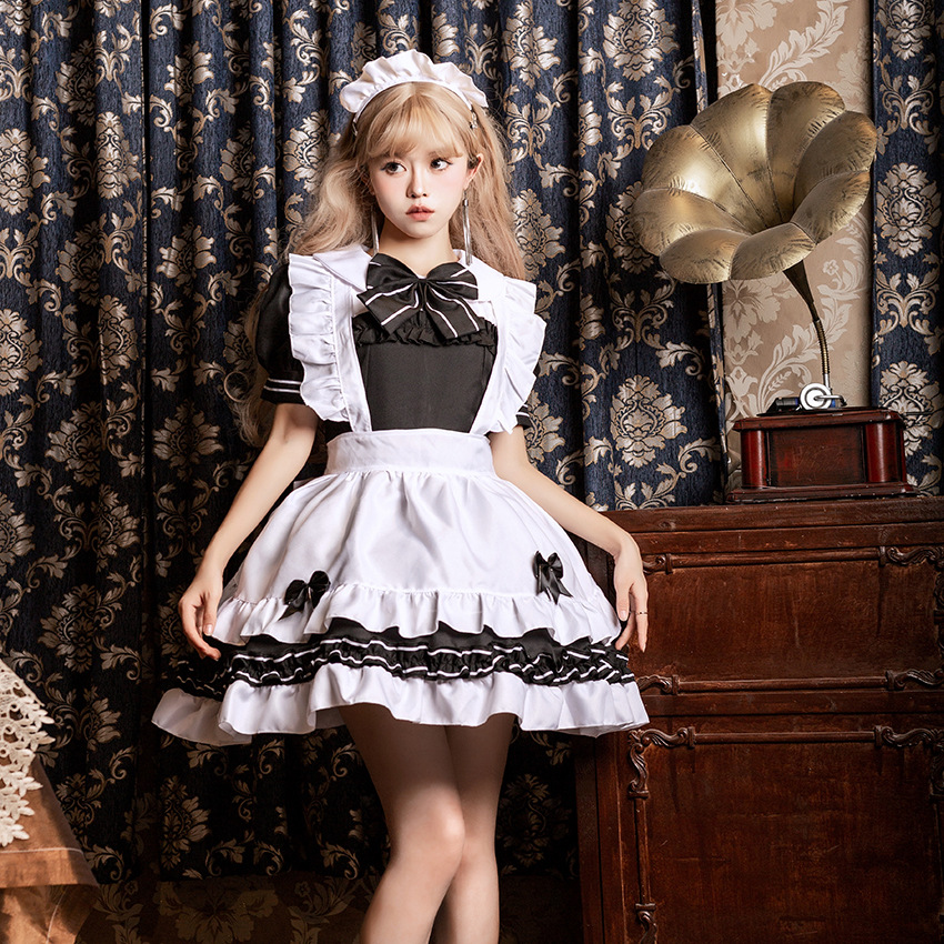 New Lolita Dress, Lolita Dress, Lolita Dress, Female Maid Dress, Soft Girl, Coffee Shop Maid Uniform, Waitress Dress