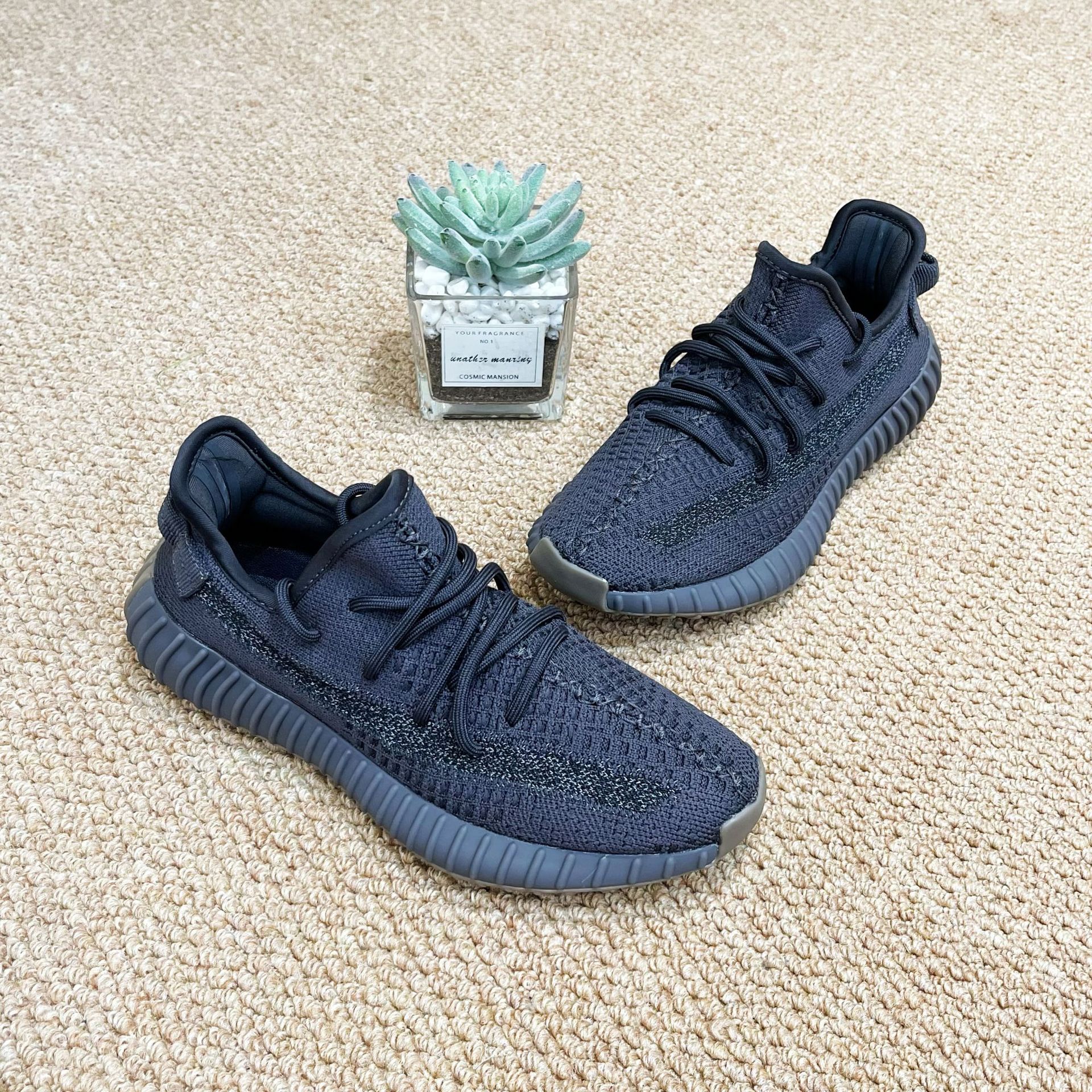 2023 New Putian Coconut 350V2 Black Raw Rubber Angel Men's and Women's Couples Shoes High Version Sneakers