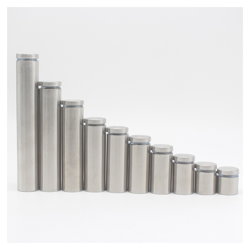 Wholesale stainless steel advertising nails fixed glass screws Mirror nails hollow Billboard decorative nails screw accessories direct sales