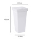 Square flower barrel large [white] 1; see sku description