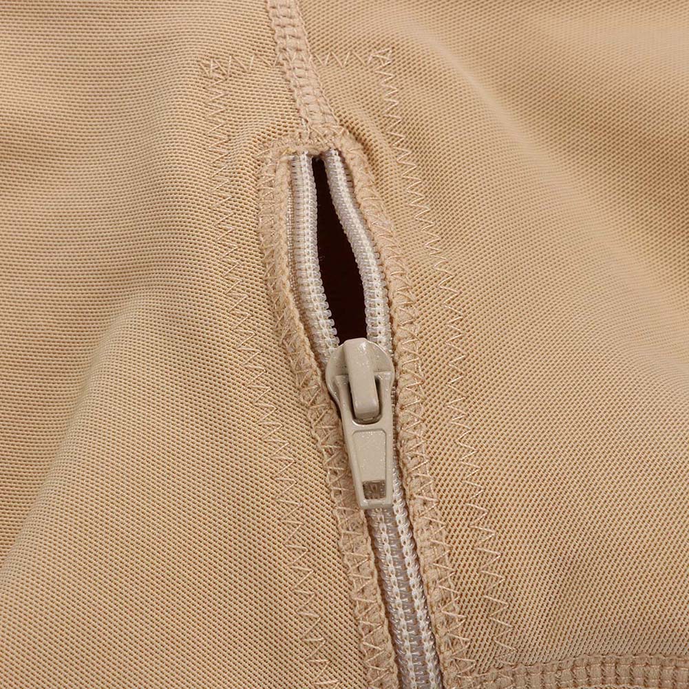 Cross-border European and American Belly Tinting Body-shaping Body-shaping Jumpsuit Strap Hip-lifting Pants Crotch Zipper Large Size Waist-closing Pan_voghion.com