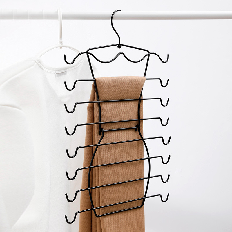 Vest underwear rack wardrobe storage artifact space-saving multifunctional hanger scarf rack Tie Rack brj