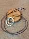 9. Lanyard wooden beads Oval alloy