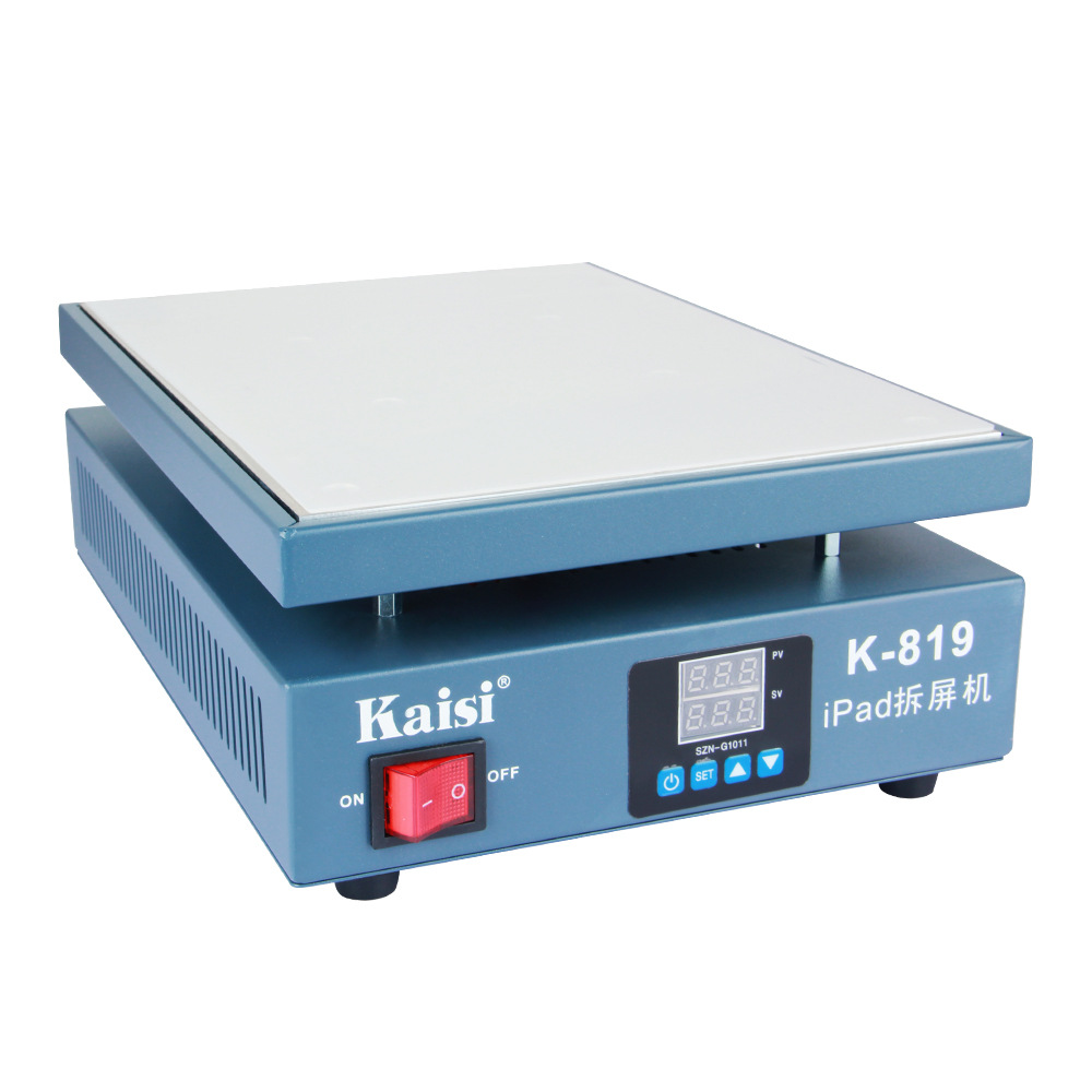KAISI819 constant temperature heating table 12 inch mobile phone flat panel lamp bead removal platform 260w high power screen removal machine