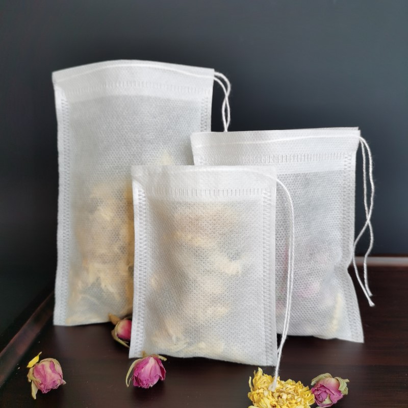 Tea bag disposable drawstring non-woven fabric decocting bag traditional Chinese medicine bag soup marinade bag tea packaging filter bag