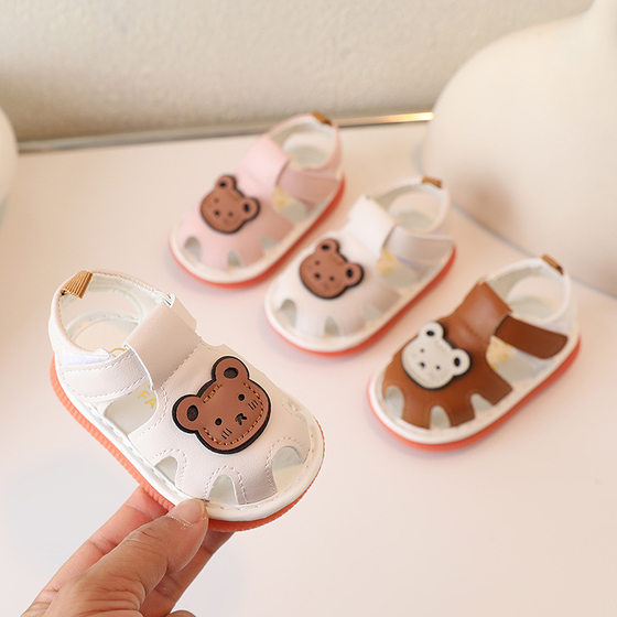 A generation call for shoes baby sandals summer new baby toddlers boys and girls 0-1-2 years old soft bottom bag