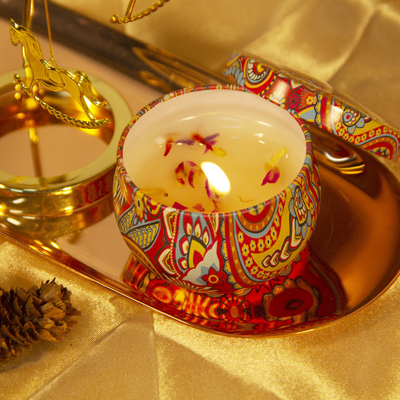 Cross-border supply diy plant dried flower candle aromatherapy romantic bedroom gift soy wax aromatherapy candle