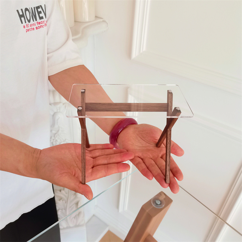 6 points glass table table desk model ins Wind doll house ornaments factory direct support order