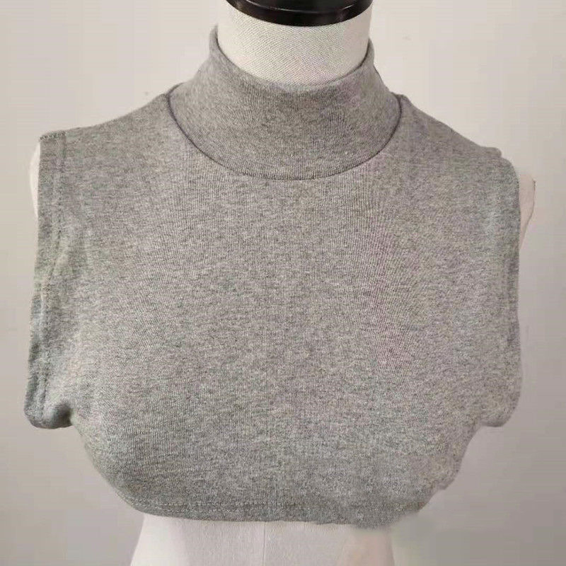 Semi-high collar fake collar scarf women's pullover autumn and winter warm cervical spine protection collar solid color decorative fake collar New