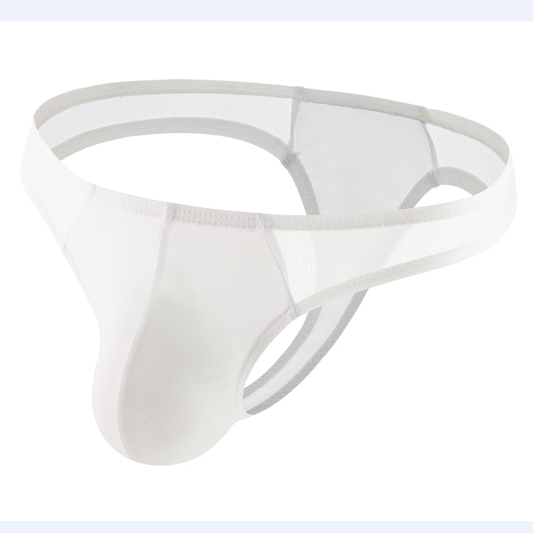 New Men's double-sided mesh thong, wholesale, breathable, sexy, fashionable and sexy.