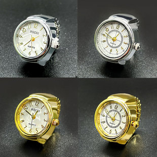 New foreign trade recommended hot gold digital ring watch student watch jewelry creative finger watch wholesale