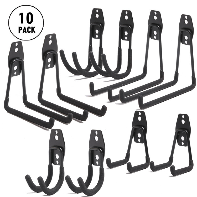 Garage hook 12 Pack utility hook Storage hook Heavy Duty Wall Mounted Garage Storage Rack Tool Storage