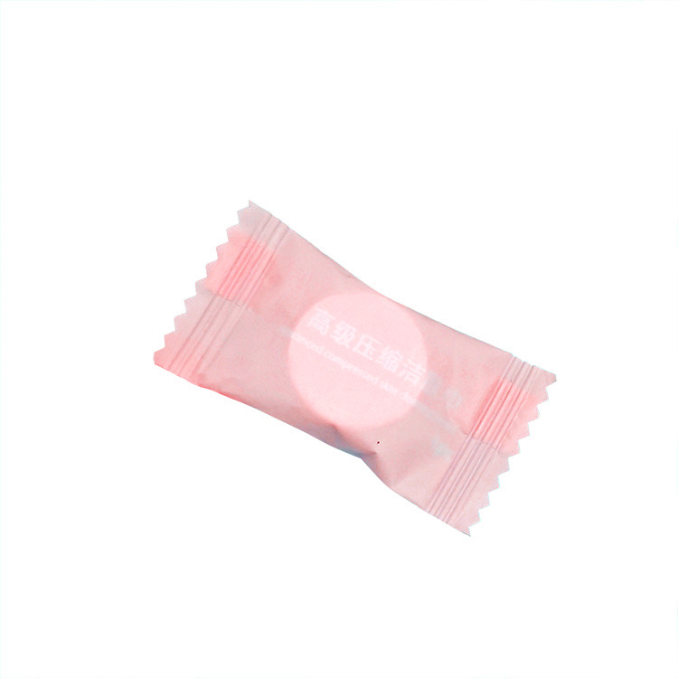 Non-woven face towel portable hotel travel supplies disposable compressed towel candy cleansing towel