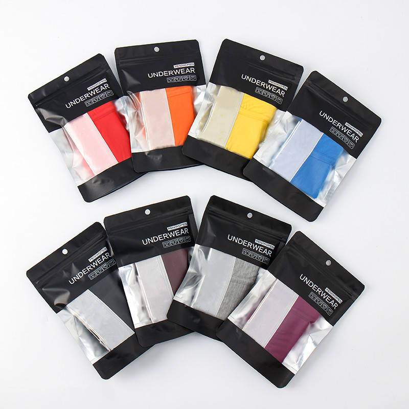 Bagged men's underwear modal boxers simple Breathable High elastic hot underwear men's factory direct sales