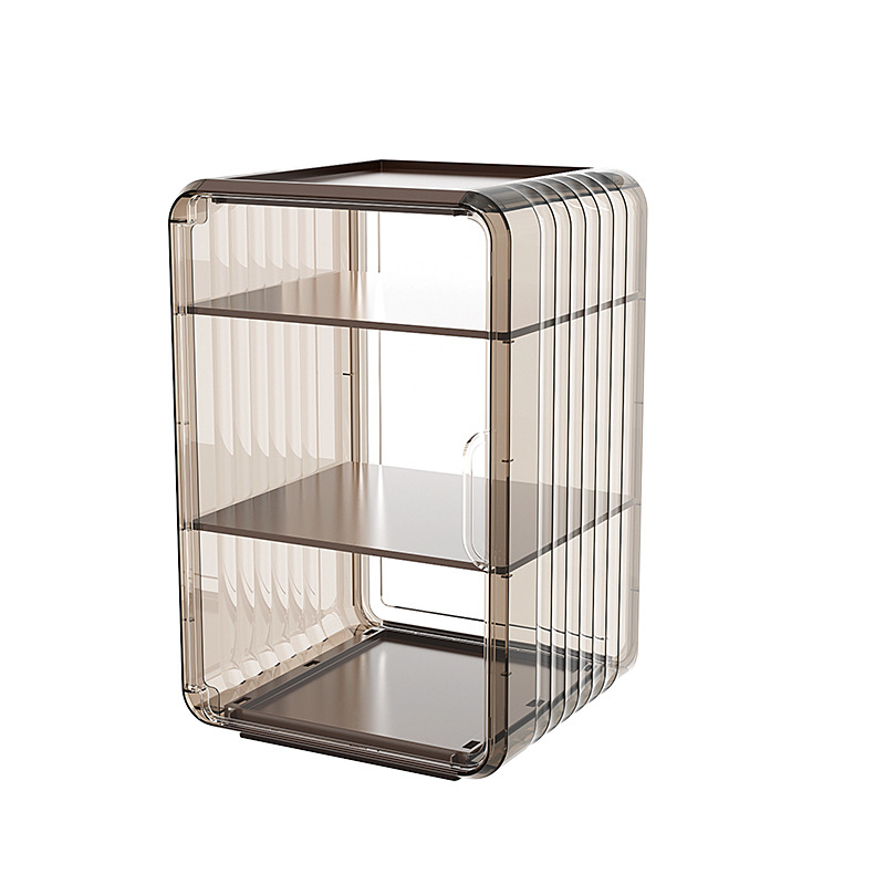 Dust-proof Cup Storage Rack Light Luxury High-value Superposable Transparent Living Room Office Desktop Cabinet Cup Holder