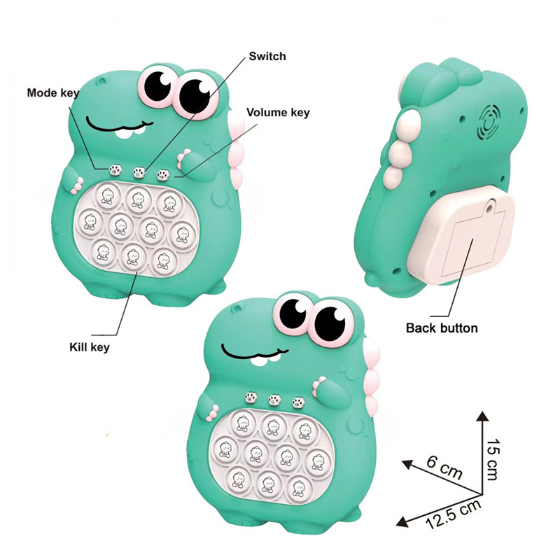 New product speed push game machine children's push play mole killer pioneer Xiaole educational decompression toy