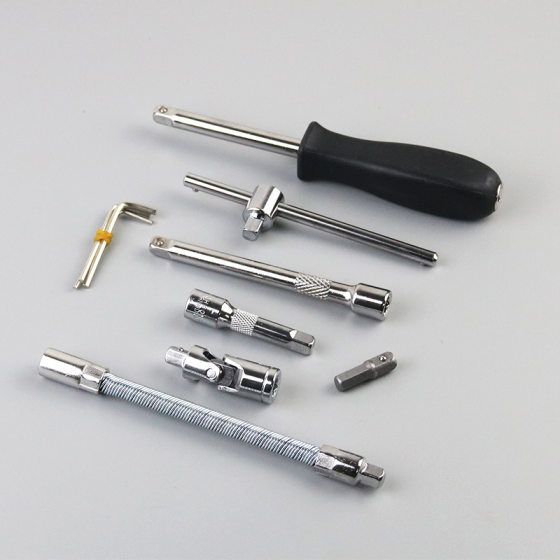 46-piece socket quick ratchet wrench screwdriver toolbox Xiaofei car repair hardware suit set