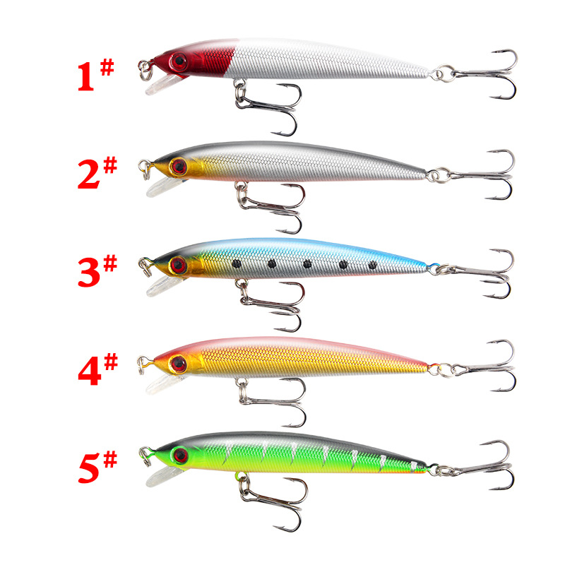 路亞餌 懸浮型塑料硬餌中上層米諾9cm6.5g帶盒裝假餌翹嘴白條魚餌