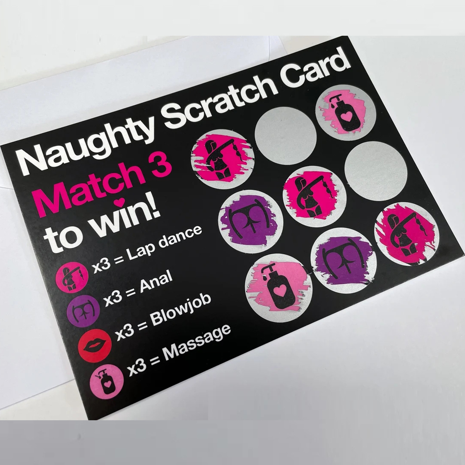 Valentine's Day scratch card Valentine's Day gift for him scratch card gift for boyfriend couple gift