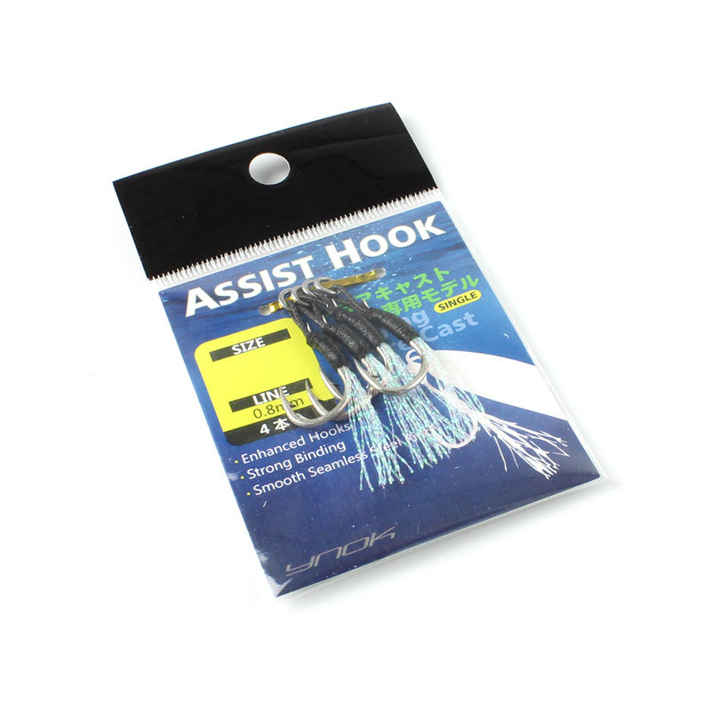 Bagged Shore cast iron hook Luya lead fish single and double hook Ishni fishing hook wholesale