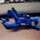 Blue and Black (13cm) Print