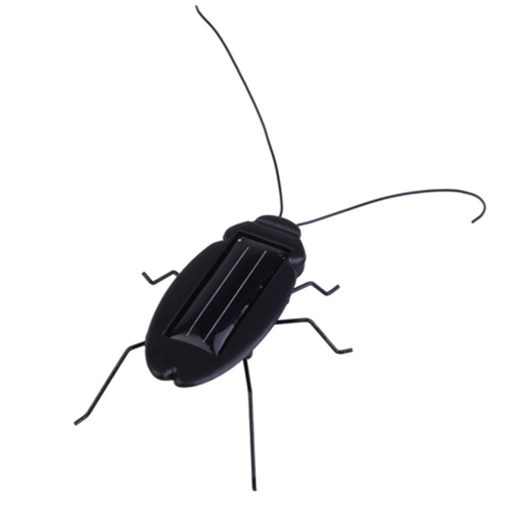 Solar grasshopper solar toy cockroach car new strange trick educational children's toy small gift