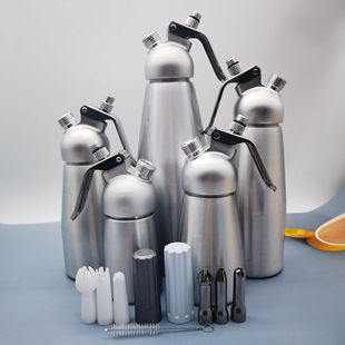 Aluminum cream gun foaming machine household fancy coffee siphon bottle decorating gun cake machine factory direct supply