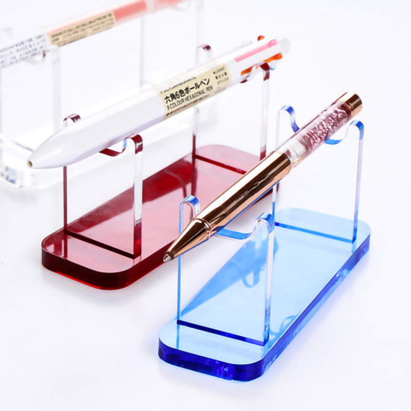 High-end pen display rack acrylic transparent single pen holder pen holder sword display rack brush holder pen holder pen holder