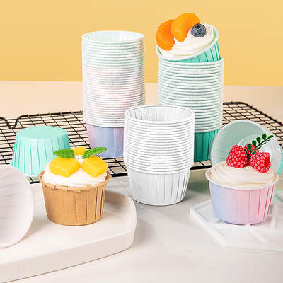 Baking High Temperature Cake Cups Grease-proof Paper Oven Paper Thomafen Cups Film Curl Cup Mafen Cup