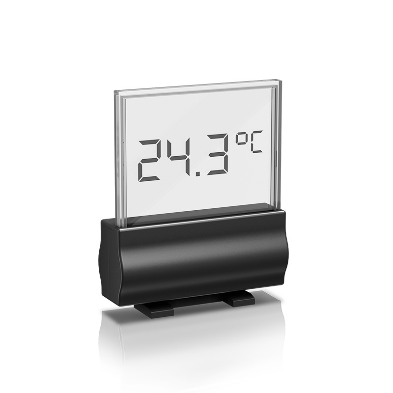 JUWEL German black drill fish tank thermometer new electronic induction high precision aquarium temperature measurement with probe outside the cylinder