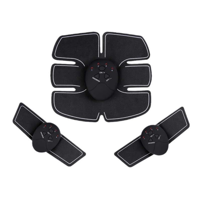 Cross-border Intelligent EMS Abdominal Fitness Instrument 6 Abdominal Muscle Trainer Home Sports Fat Shaker Lazy Fitness Equipment Abdominal Muscle Sticker